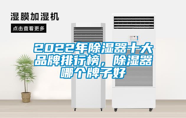 2022年除濕器十大品牌排行榜，除濕器哪個牌子好