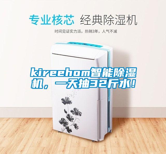 kireehom智能除濕機，一天抽32斤水！