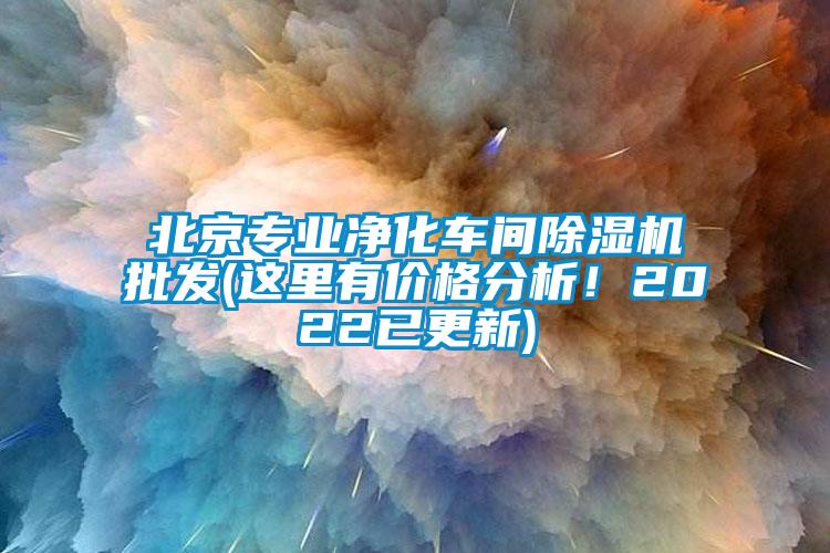 北京專業凈化車間除濕機批發(這里有價格分析！2022已更新)